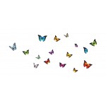 Színes pillangók - Színes Matrica
